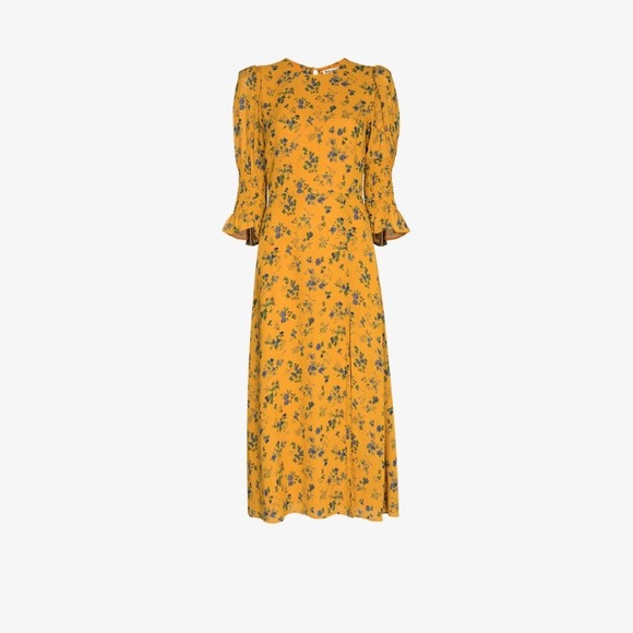 NWT Reformation Carolena Dress in Volare, Size 0